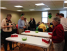 Seniors Playing Cup Pong