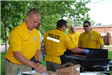Police Making Food for Attendees (2)