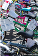 Close up of Bikes