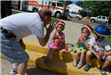 Representative Speaking with Children
