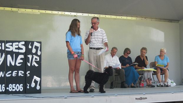 Dog and Owner on Stage (3)