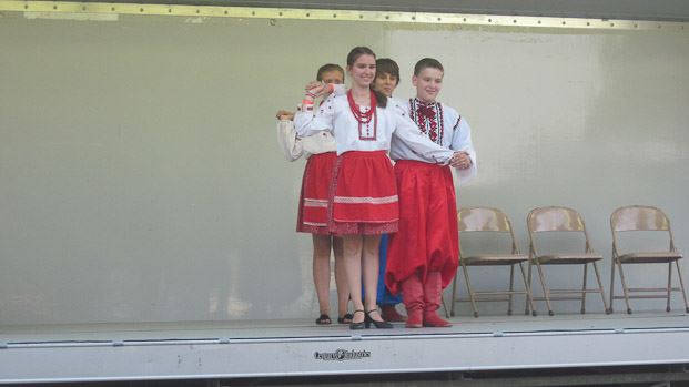 Dancers Performing on Stage