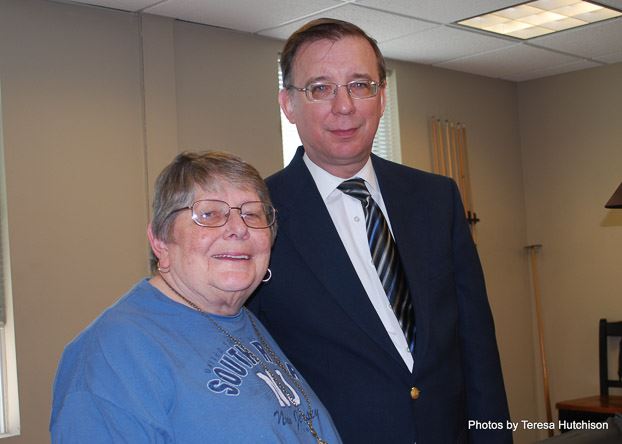 Man and Woman Smiling for the Camera