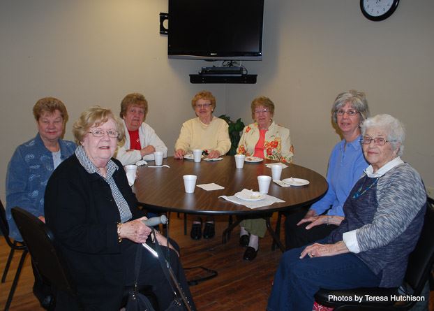 Ladies Sitting Around the Table