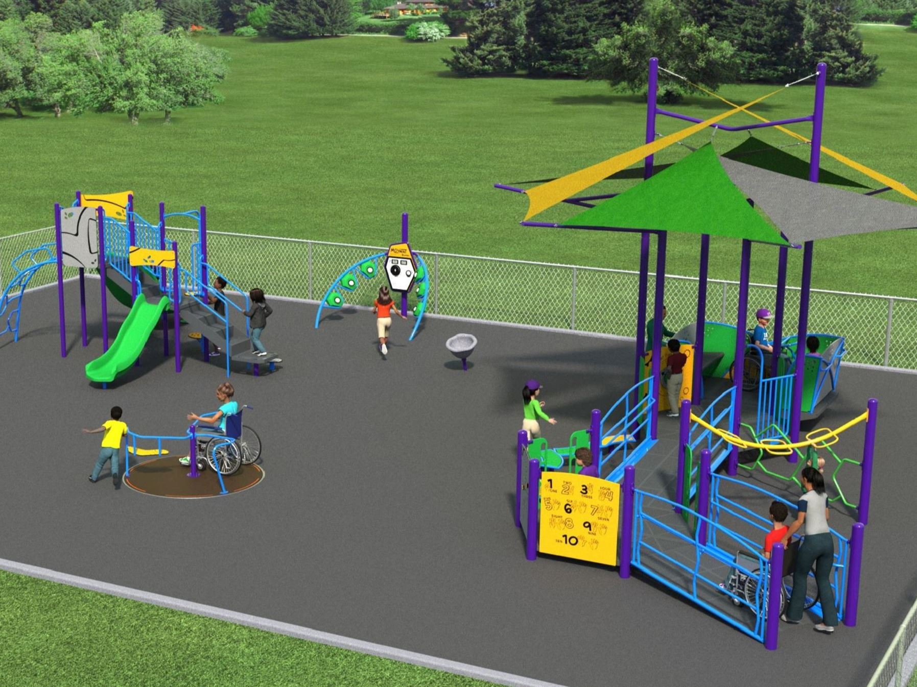 Grekoski Park Playground Rendering